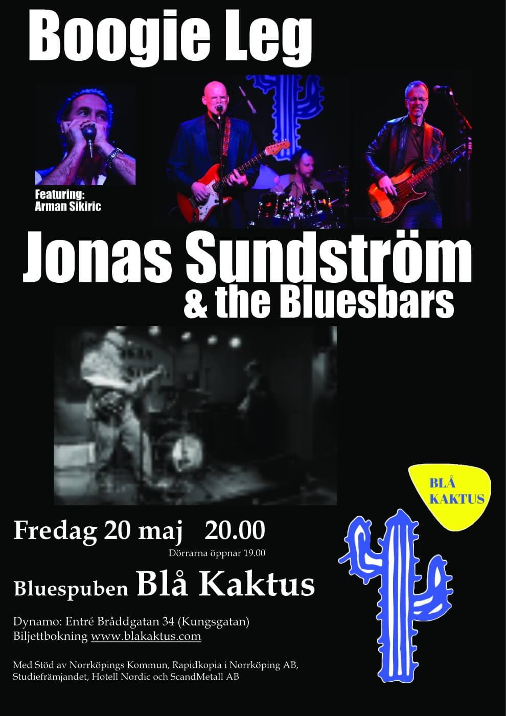 Affisch Boogie Leg Jonas Sundstrm 2022-05-20