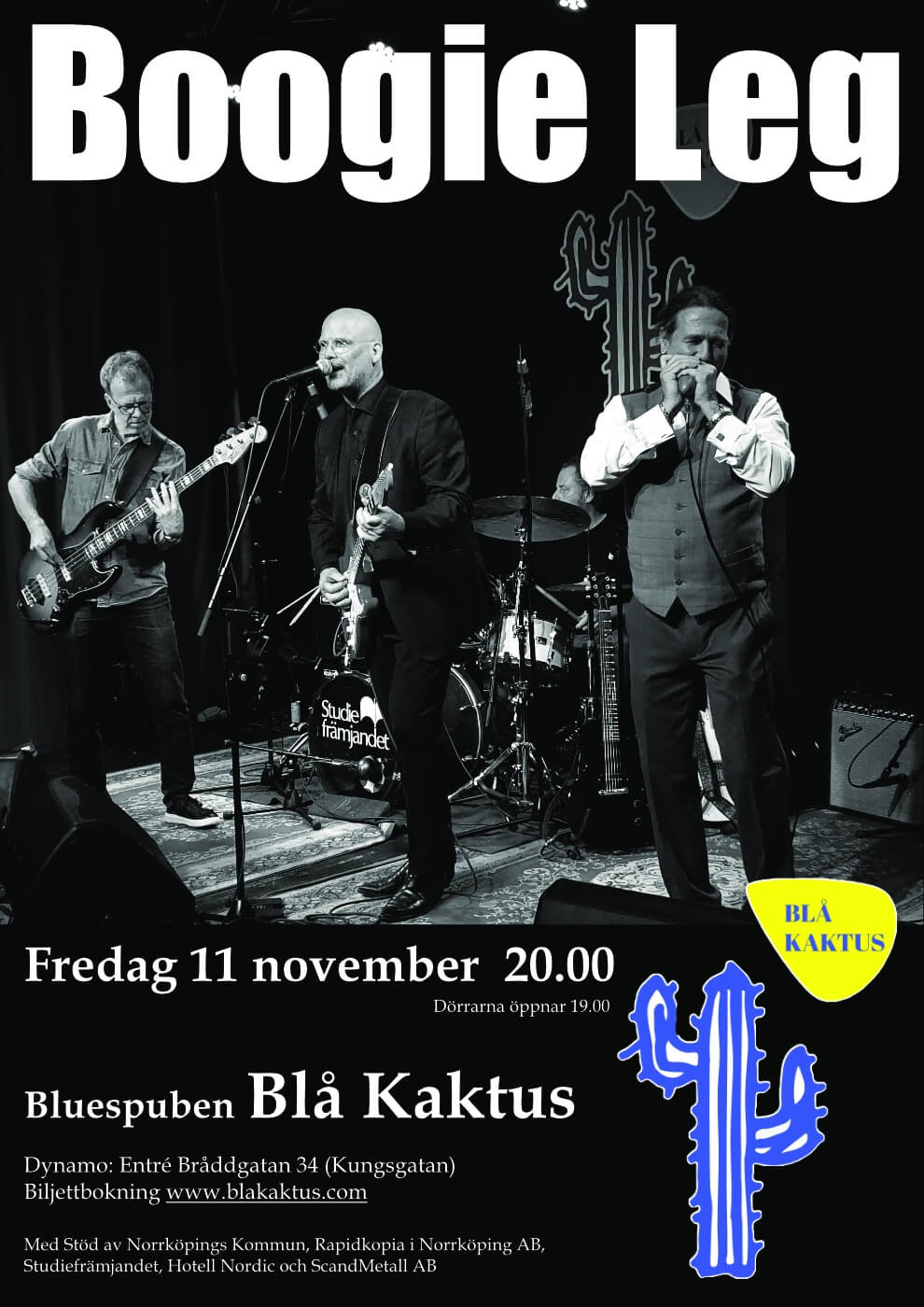 Affisch Boogie Leg 2022-11-11
