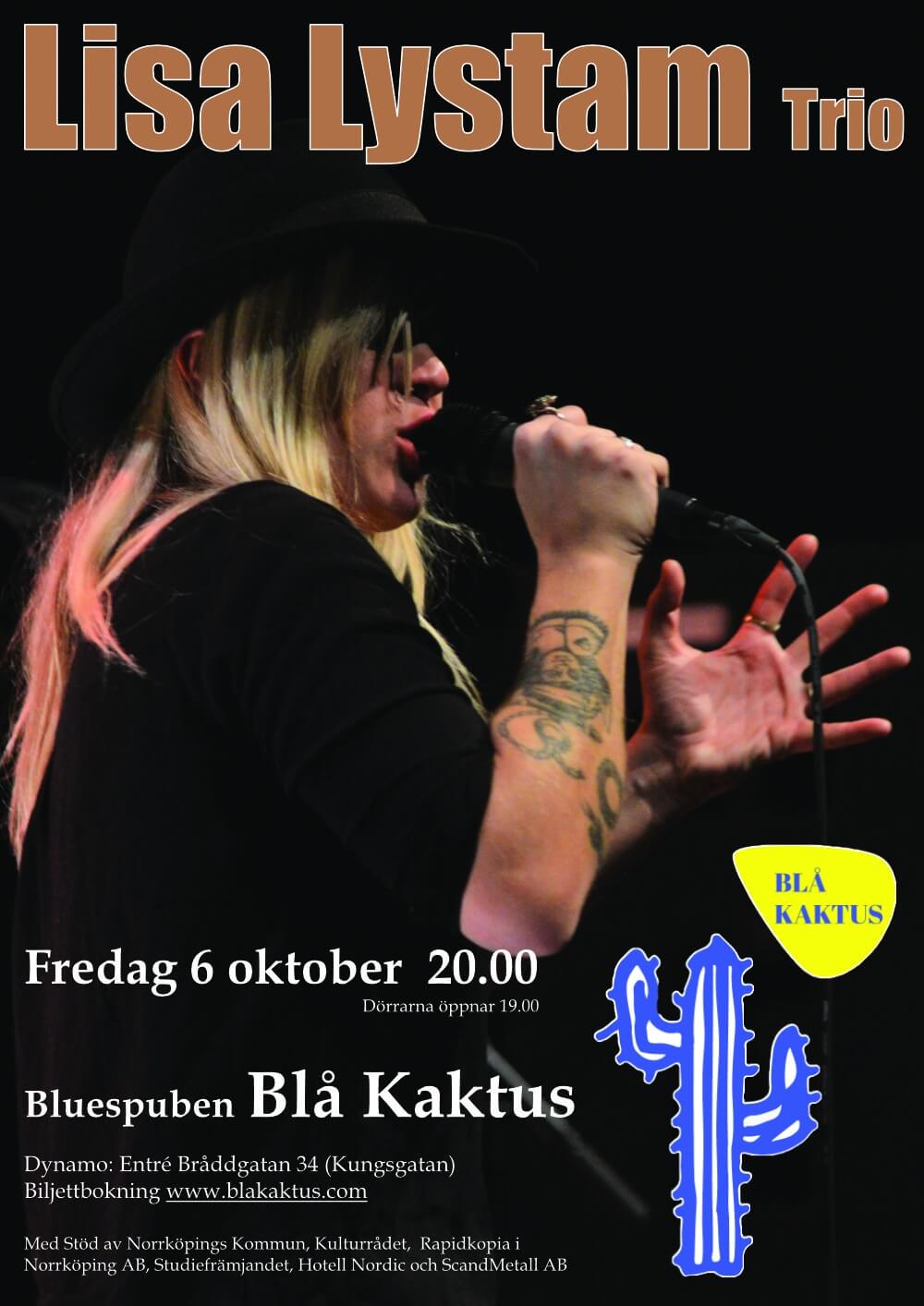 Affisch Lisa Lystam 2023-10-06