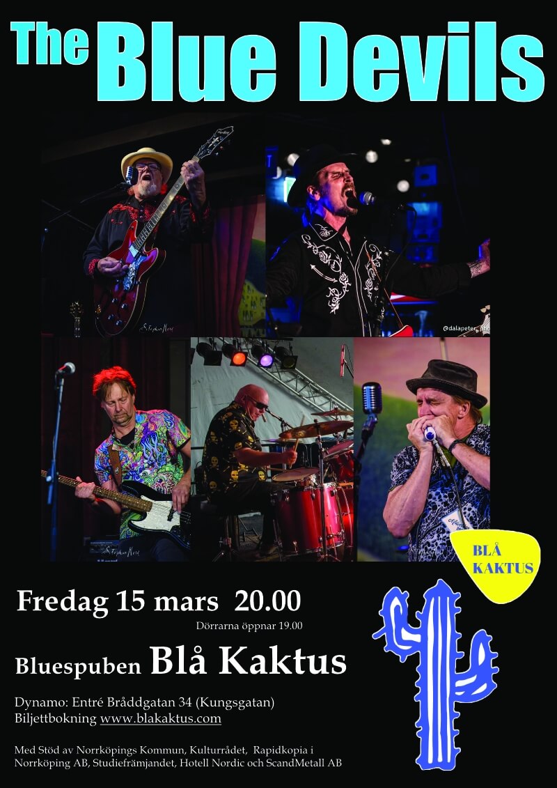 Affisch Blue Devils 2024-03-15