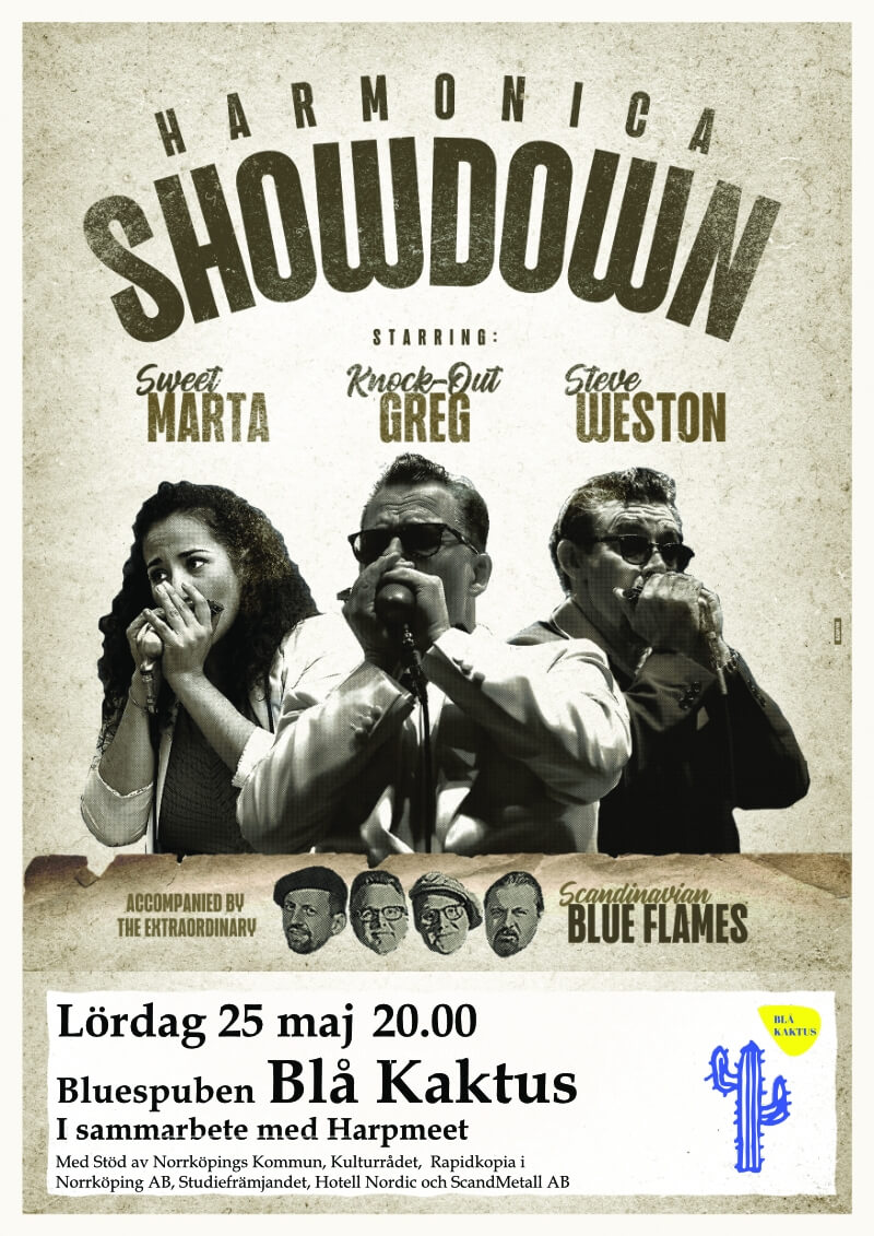 Affisch Harmonica Showdown 2024-05-25