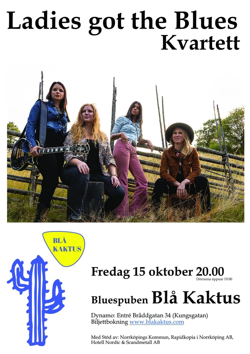Affisch Ladiesgottheblues 2021-10-15