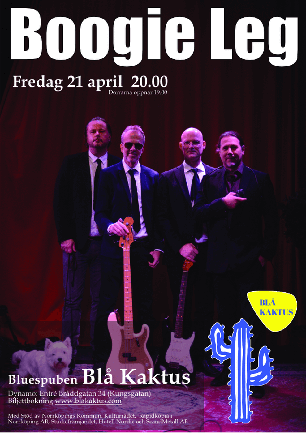 Affisch Boogieleg 2023-04-21
