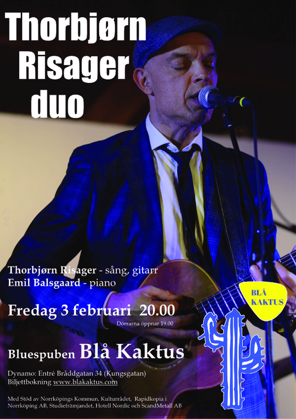 Affisch Risager Duo 2023-02-03